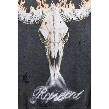 Represent Gray Cotton Sweatshirt1728,72470364320,Clothing,Gray,L,M,Men,New with tags,Represent,S,Sweaters - Clothing,Sweatshirts - Sweaters - Clothing,XL