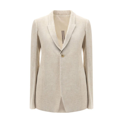 Rick Owens Beige Cotton Blazer