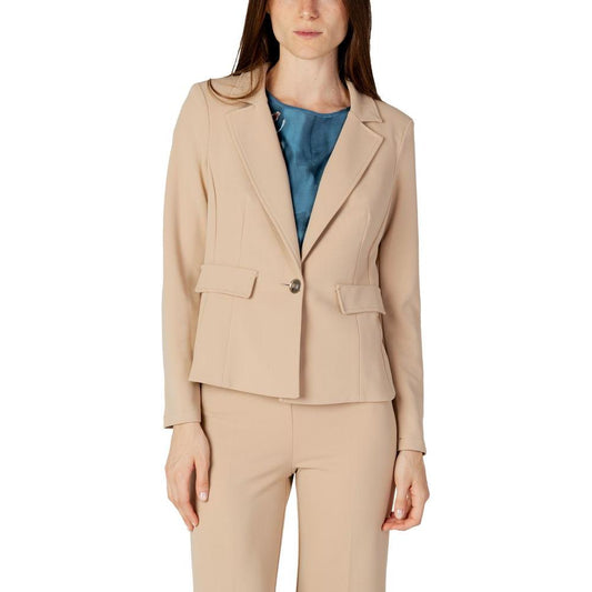 Rinascimento Rinascimento Beige Polyester Suits & Blazer RI-12084800127-IT40|S 1728,71956299936,Beige,Clothing,IT40|S,New with tags,Rinascimento,Suits & Blazers - Women - Clothing,Women,Women - Clothing
