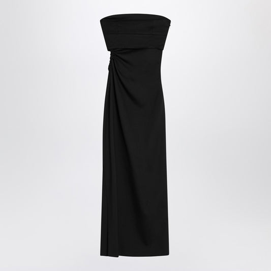 Max Mara Black bustier dress in wool blend SILVACO/Q_MAXM-002_102