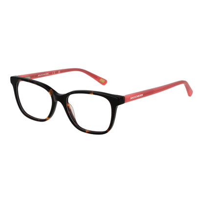 Ladies eyewear featuring the SKECHERS MOD. SE1670 47052 with stylish red and black frames for fashion-conscious individuals.