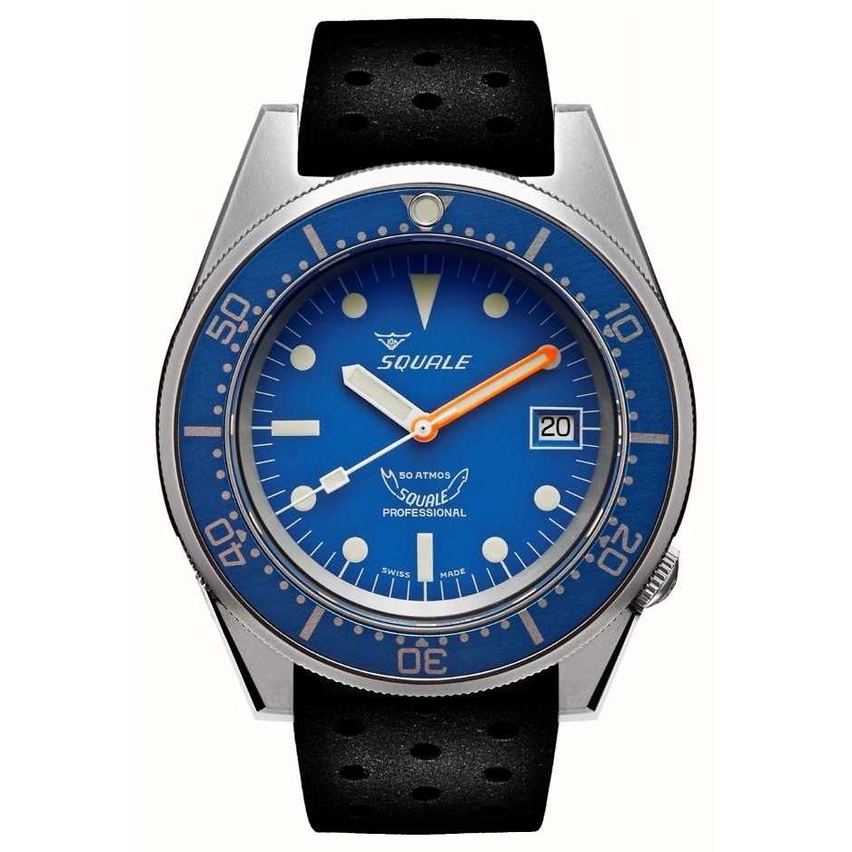 SQUALE Mod. BLUE BLASTED Category - Watches,Gent Ready stocked Watches,LUXURY WATCHES,Men,Wristwatch
