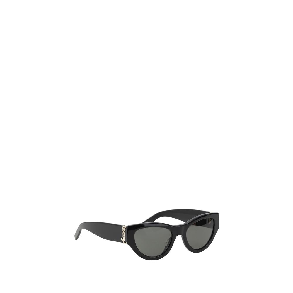 Saint Laurent Black Acetate Sunglasses