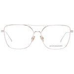 Scotch & Soda Gold Women Glasses Frame, metal square full-rim with demo lenses, ideal for fashion-forward women.