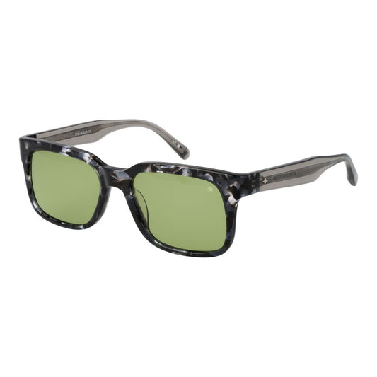 Scotch & Soda Multicolor Men Sunglass with multicolor acetate frame and green plastic lenses, full-rim style, offering 100% UVA & UVB protection.