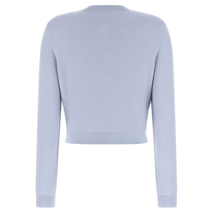 Self-Portrait Blue Polyester Cardigan