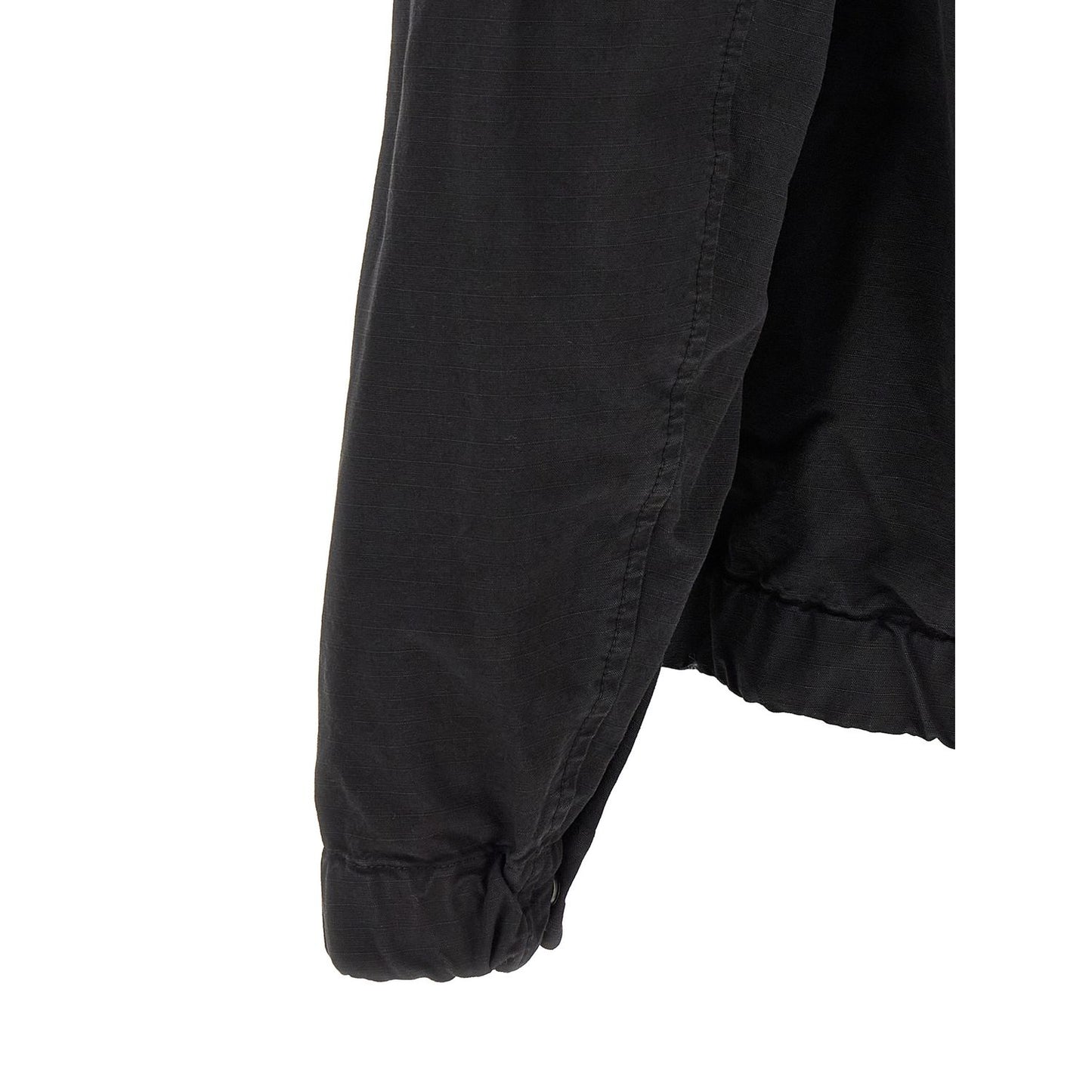 Stone Island Black Cotton Shell Jacket