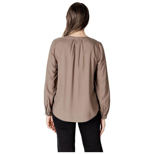 Street One Beige Viscose Shirt