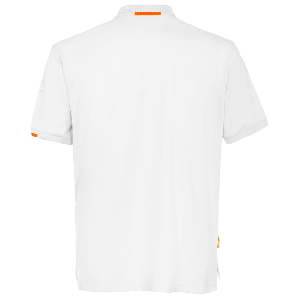 Suns White Cotton Polo Shirt