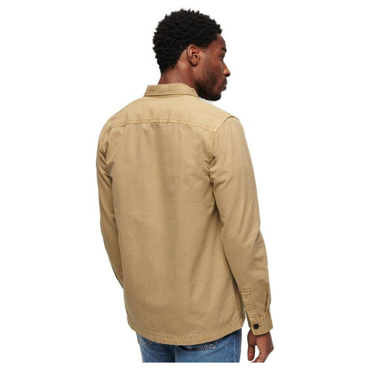Superdry Superdry Beige Cotton Shirt SU-15870000127-IT54 | XXL 1728,71956299936,Beige,Clothing,IT46 | M,IT48 | L,IT54 | XXL,Men,Men - Clothing,New with tags,Shirts - Men - Clothing,Superdry