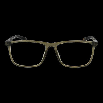 Front view of TIMBERLAND MOD. TB1801 54096 gent's eyeglasses with a black background.