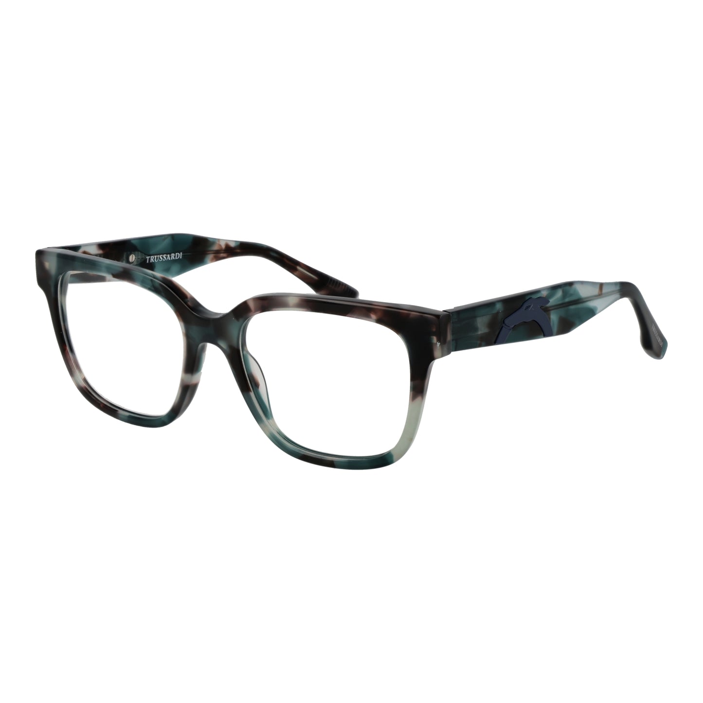 TRUSSARDI MOD. TSM6050 52G21 stylish gent's eyeglasses with patterned frame.