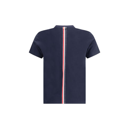 Thom Browne Blue Cotton T-Shirt