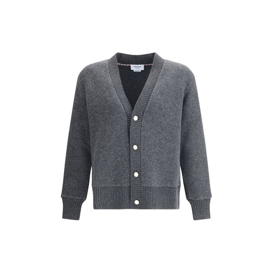 Thom Browne Gray Wool Cardigan
