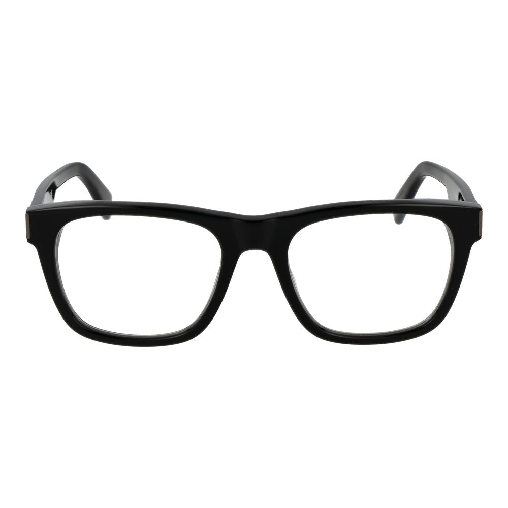 Tod's Black Acetate Glasses (Frames) for men, full-rim rectangle style with demo lenses and a frame width of 140mm.