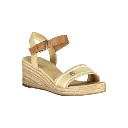 Tommy Hilfiger Beige Polyester Women Sandal