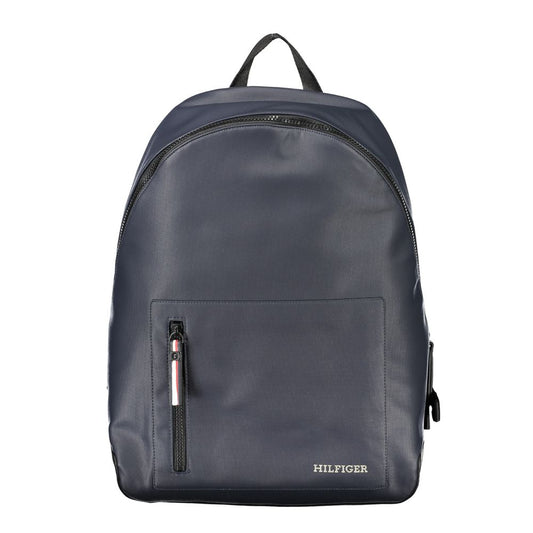 Tommy Hilfiger Blu Polyurethane Men Backpack
