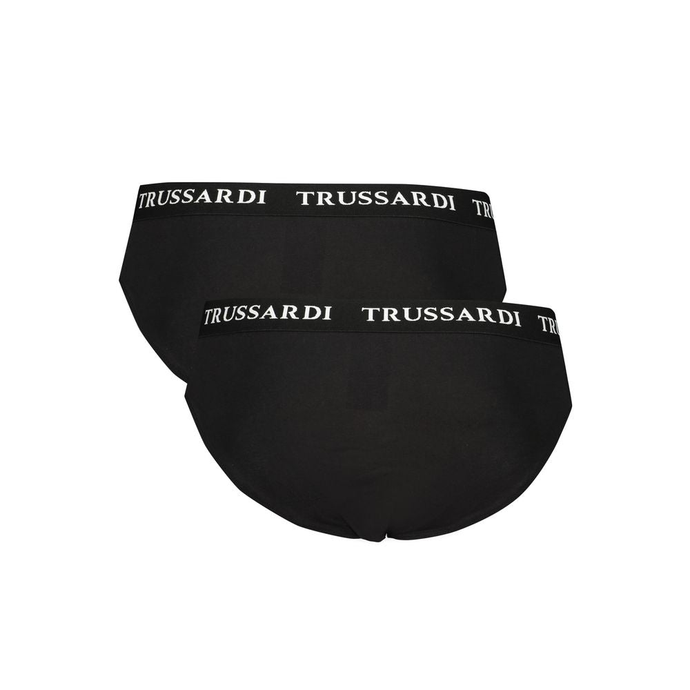Trussardi Black Cotton Men Underwear
