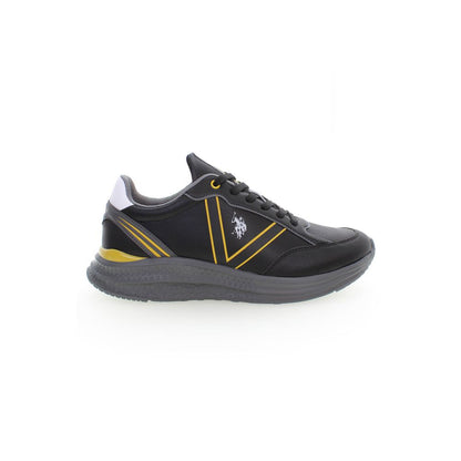 U.S. POLO ASSN. Black Polyester Sneaker