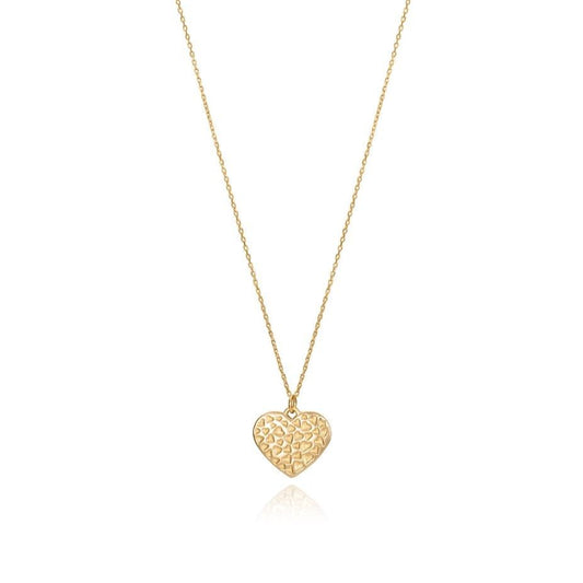 Elegant heart-shaped gold necklace from VICEROY JEWELS Mod. 13119C100-09 for ladies, crafted in Silver 925°, accessorize with style.
