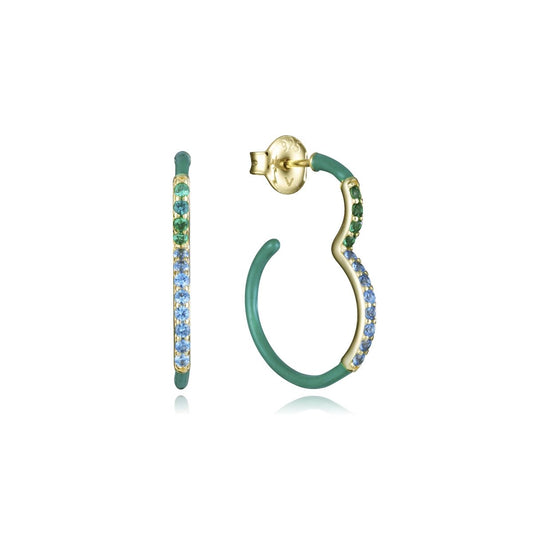 VICEROY JEWELS Mod. 15119E100-92 Lady Earrings with Quartz Analog Movement, Water Resistant, Silver 925° Multifunction Design