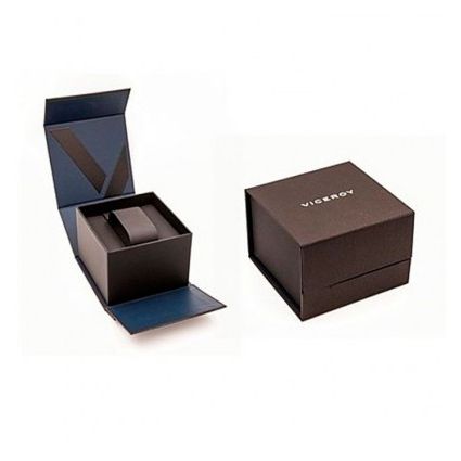 VICEROY Mod. 401017-35 watch packaging with official box, designed for men. Quartz analog, 10 ATM water resistance, 40mm case.