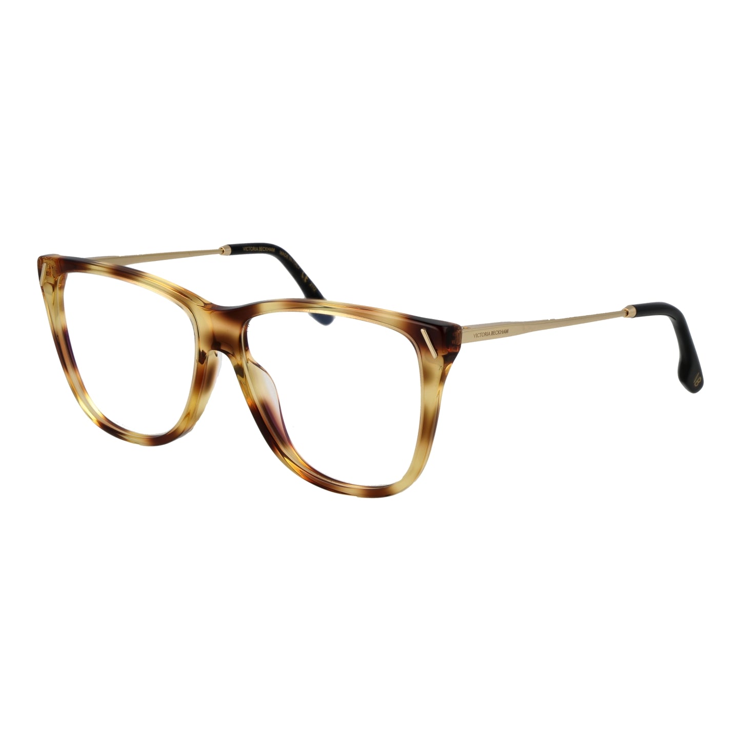 VICTORIA BECKHAM MOD. VB2636 56222 Lady's eyewear in a tortoiseshell frame with black temples.