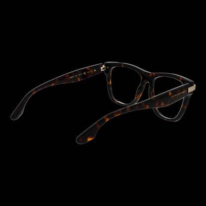 Side view of tortoiseshell eyeglasses VICTORIA BECKHAM MOD. VB2676 53234 for ladies on black background