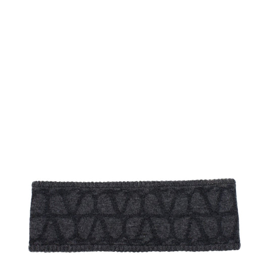 Valentino Garavani Gray Wool Headband