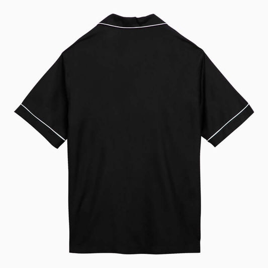Valentino-Valentino Black silk bowling shirt-LDin,Men,Men > Clothing,Men > Clothing > Shirts,New In,Spring - Summer 2024,Yes Eu-4V0AAD068L0/O_VALE-0NO_202
