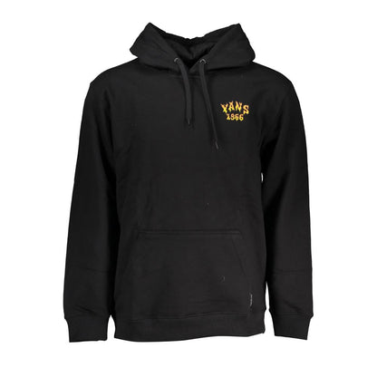 Vans Black Cotton Men Sweater with Hood