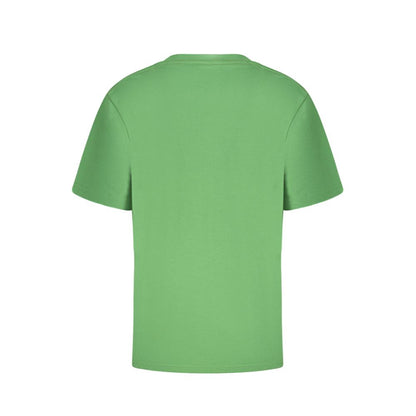 Vans Green Cotton T-Shirt featuring short sleeves, classic fit, and crew neck with printed logo. Ideal for casual wear.