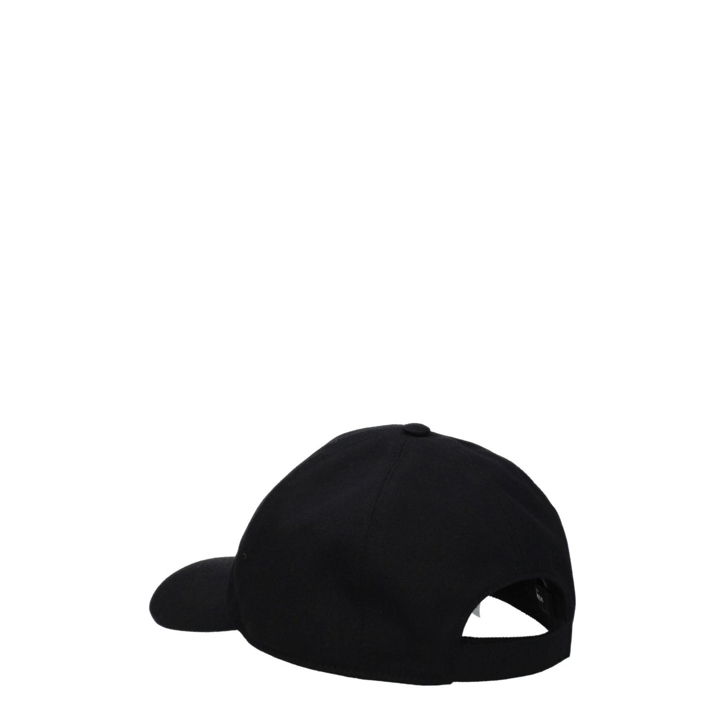 Versace Black Cotton Cap (Baseball Hat) with adjustable strap closure, vintage style, 100% cotton, part of new collections.
