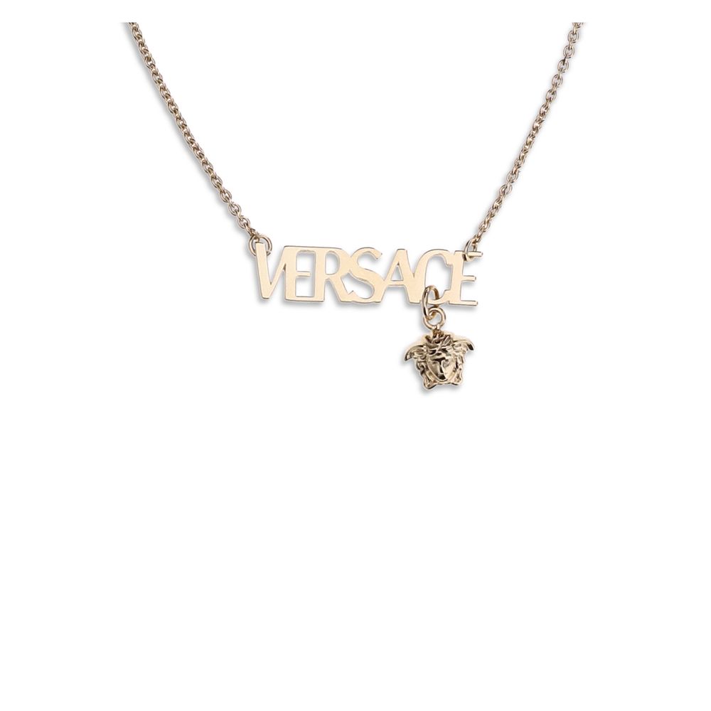 Versace Gold Metal Necklace Versace