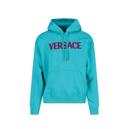 Versace Green Cotton Sweatshirt