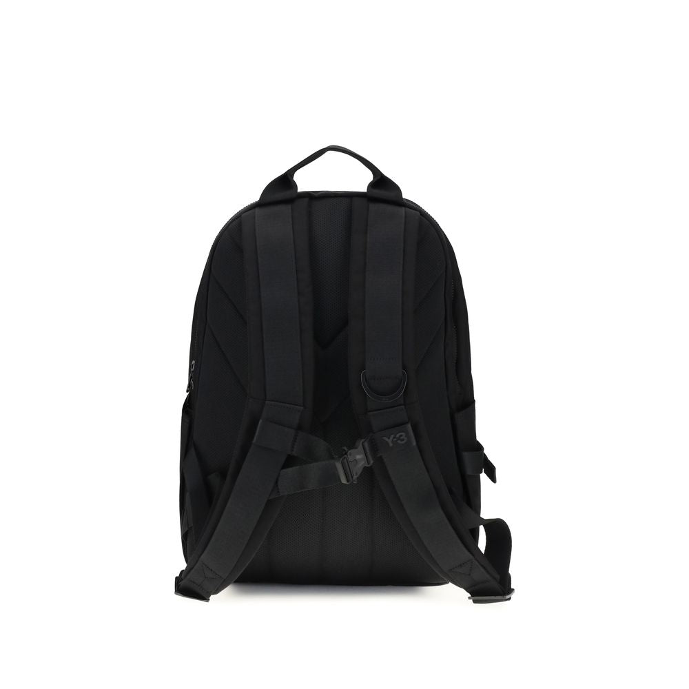 Y-3 Black Polyester Backpack 1728,72470364320,Backpacks - Bags,Bags,Black,Men,New with tags,Y-3