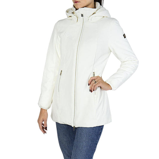 Yes Zee White Polyamide Coat1728,67400106144,Clothing,Coats - Jackets & Coats - Clothing,Jackets & Coats - Clothing,New with tags,White,Women,XXL,Yes Zee