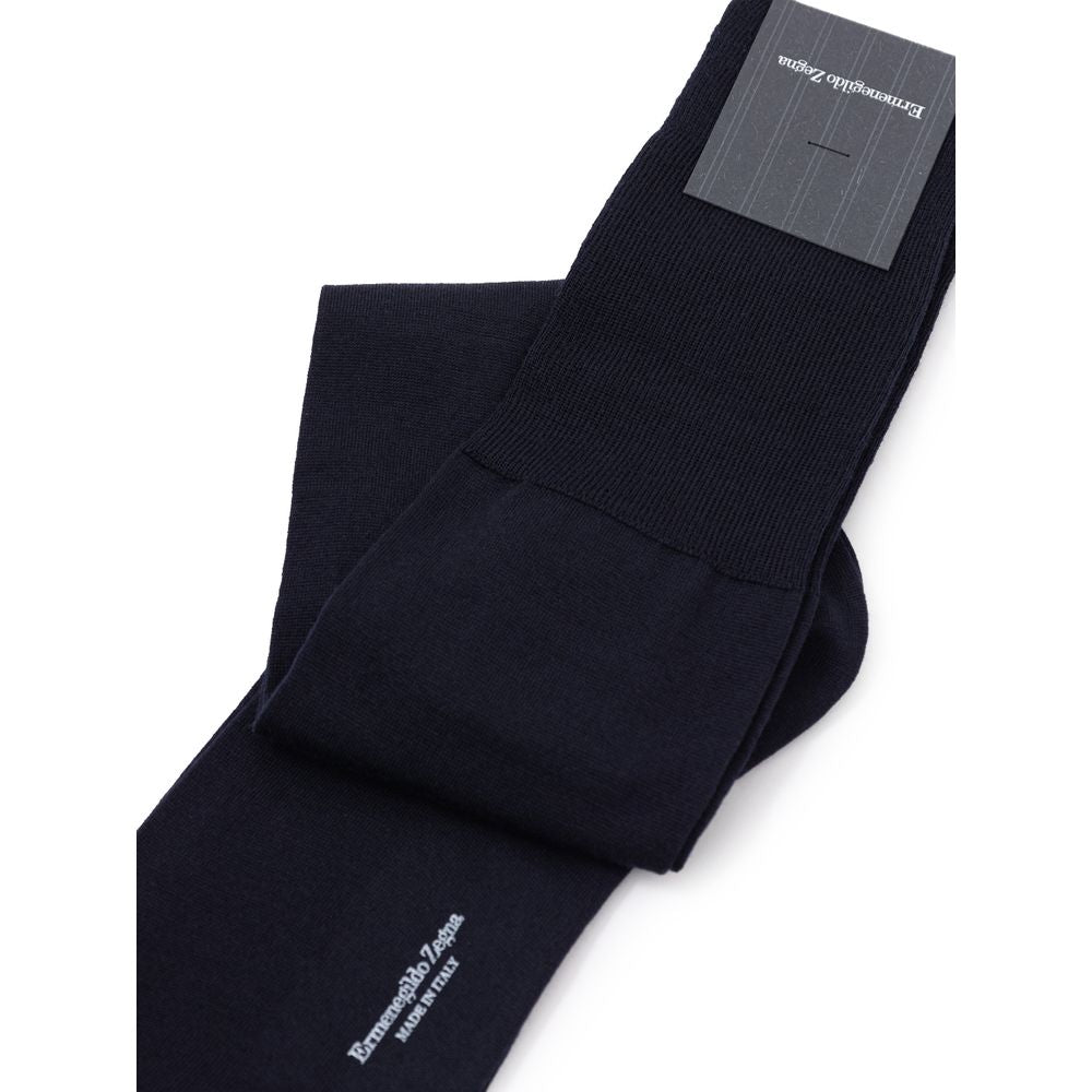 ZEGNA Blue Wool Socks1728,42-43,67397976224,Blue,Clothing,Men,New with tags,Socks - Underwear - Clothing,Underwear - Clothing,ZEGNA