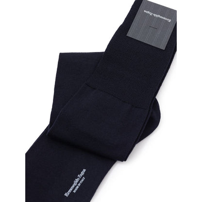 ZEGNA Blue Wool Socks1728,42-43,67397976224,Blue,Clothing,Men,New with tags,Socks - Underwear - Clothing,Underwear - Clothing,ZEGNA