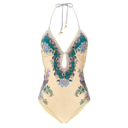 Zimmermann Multicolor Polyamide One-Piece Swimsuit