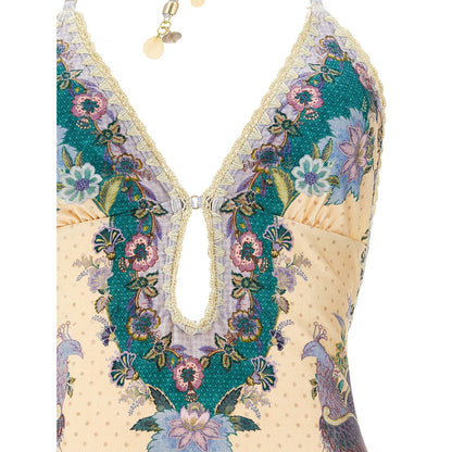 Zimmermann Multicolor Polyamide One-Piece Swimsuit