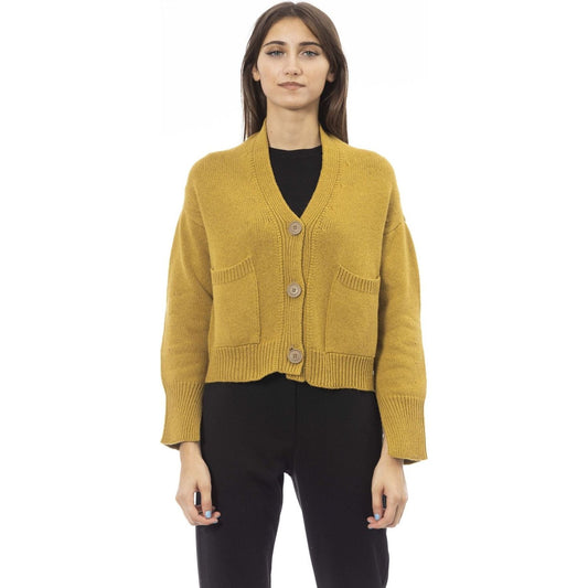 Alpha Studio Sweaters Sweaters Alpha Studio Dark Khaki