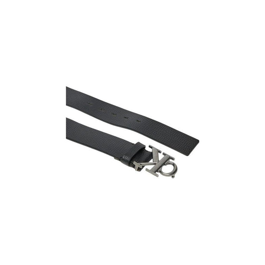 Calvin Klein Jeans Black Leather Belt
