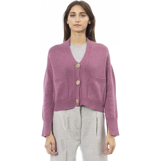 Alpha Studio Sweaters Sweaters Alpha Studio Rosy Brown