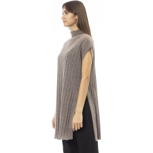 Alpha Studio Sweaters Sweaters Alpha Studio Slate Gray