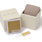 Official packaging for MICHAEL KORS Mod. LEXINGTON wristwatch with branded box and tag.