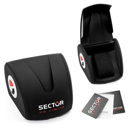 Sector watch box with official documentation, showcasing No Limits branding.