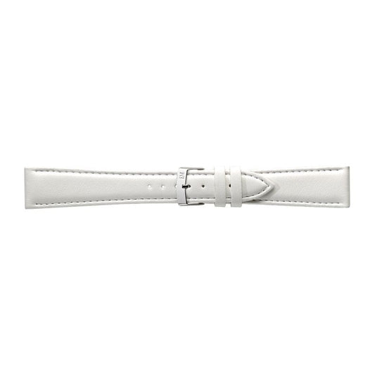 MORELLATO A01X4219A97017CR18 white leather watch strap, made in Italy. Premium quality accessory for elegance and style.