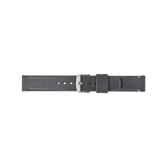 Black watch strap by MORELLATO, model A01X5183556019CR18, crafted in leather, made in Italy.