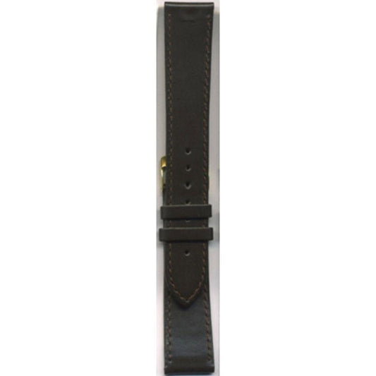 Morellato leather watch strap, model A01X5202875032CR18, Italian-made, elegant design, dark brown color, high-quality replacement.